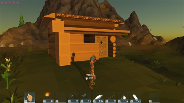 艾兰岛如何制作简易木屋5